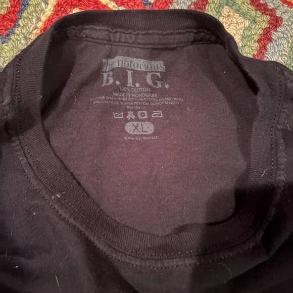The Notorious B.I.G. XL Black Graphic Tee - Picture 3 of 3